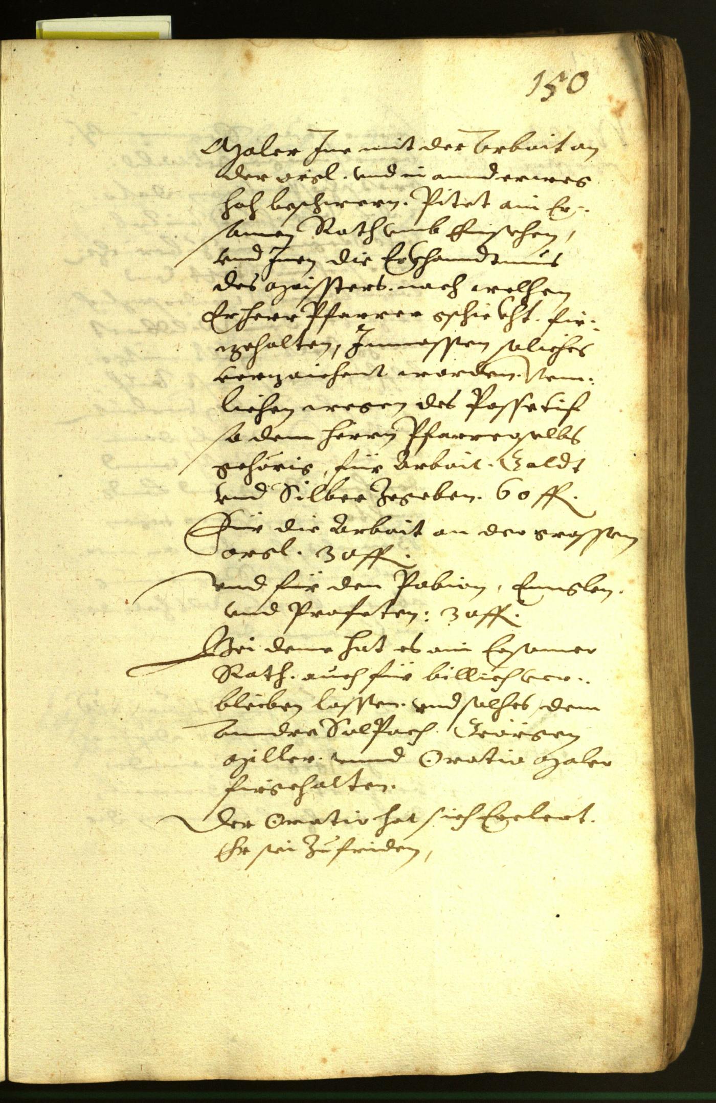 Stadtarchiv Bozen - BOhisto Ratsprotokoll 1618 