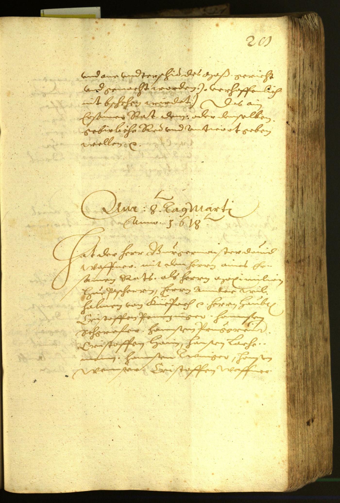 Archivio Storico della Città di Bolzano - BOhisto protocollo consiliare 1618 