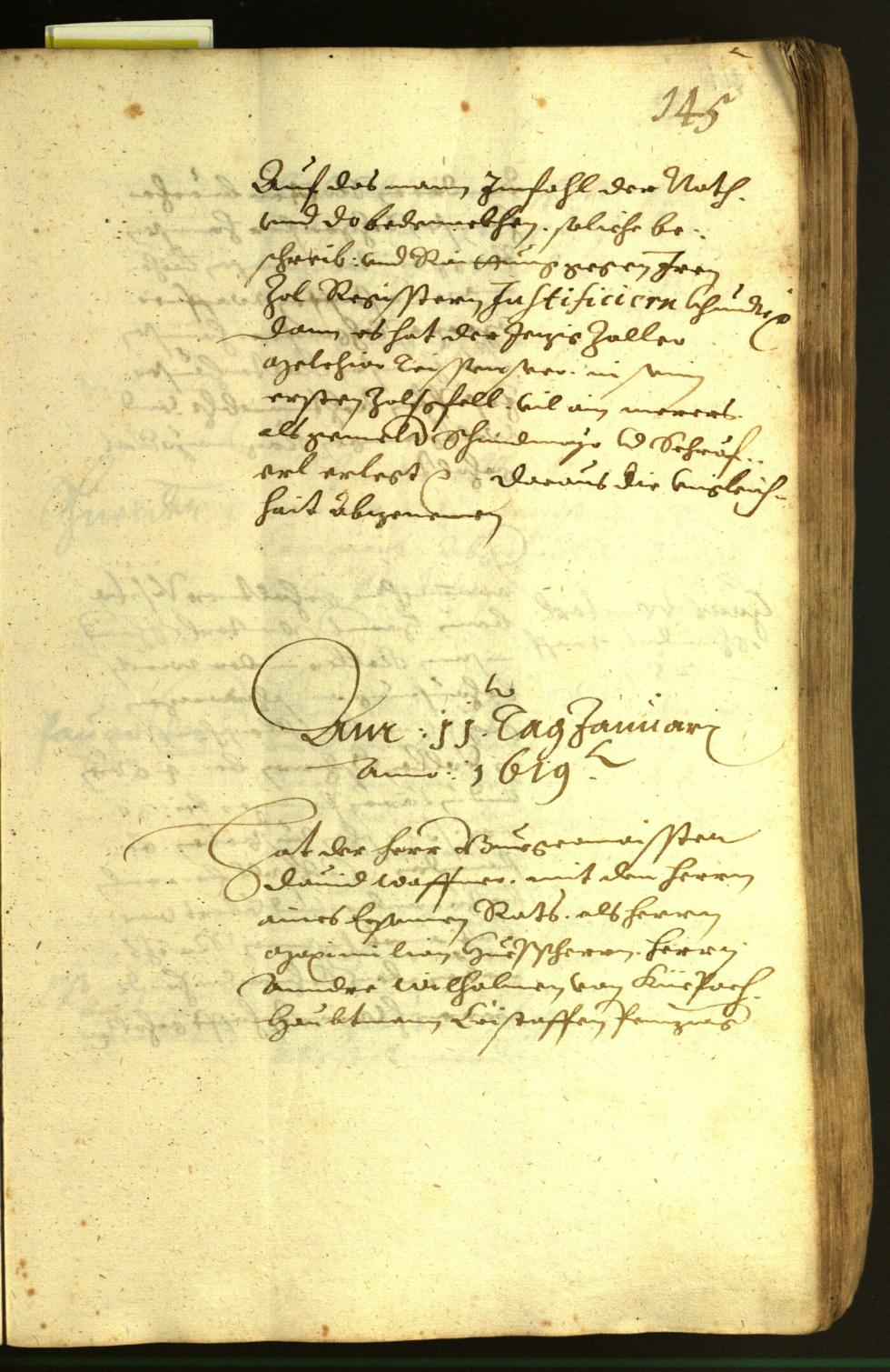 Stadtarchiv Bozen - BOhisto Ratsprotokoll 1618 