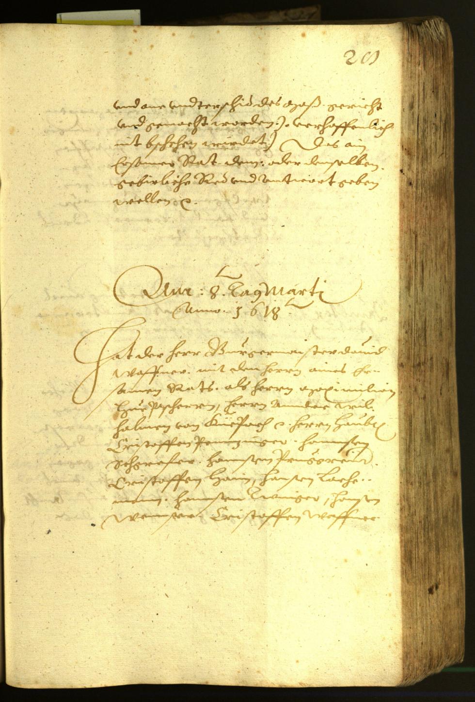 Civic Archives of Bozen-Bolzano - BOhisto Minutes of the council 1618 