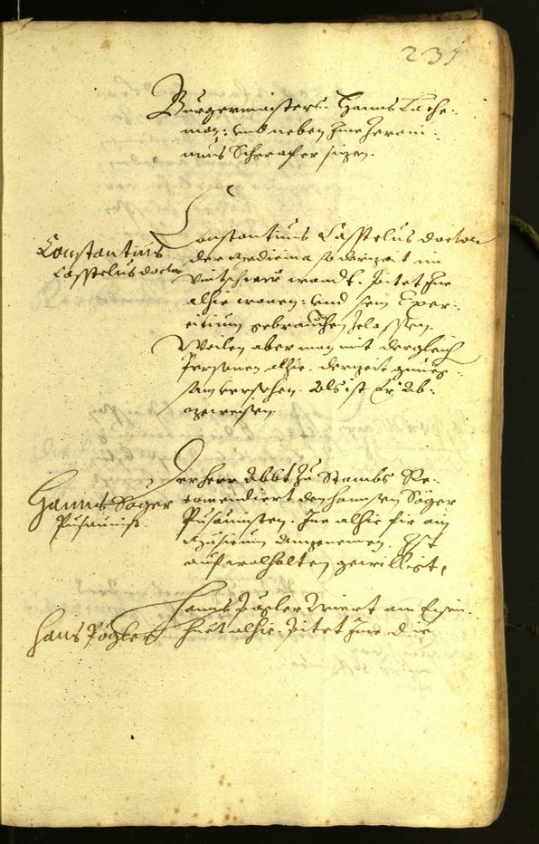 Stadtarchiv Bozen - BOhisto Ratsprotokoll 1619 