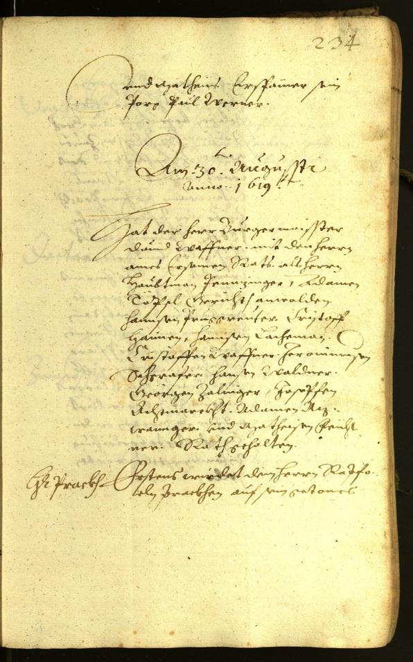 Civic Archives of Bozen-Bolzano - BOhisto Minutes of the council 1619 