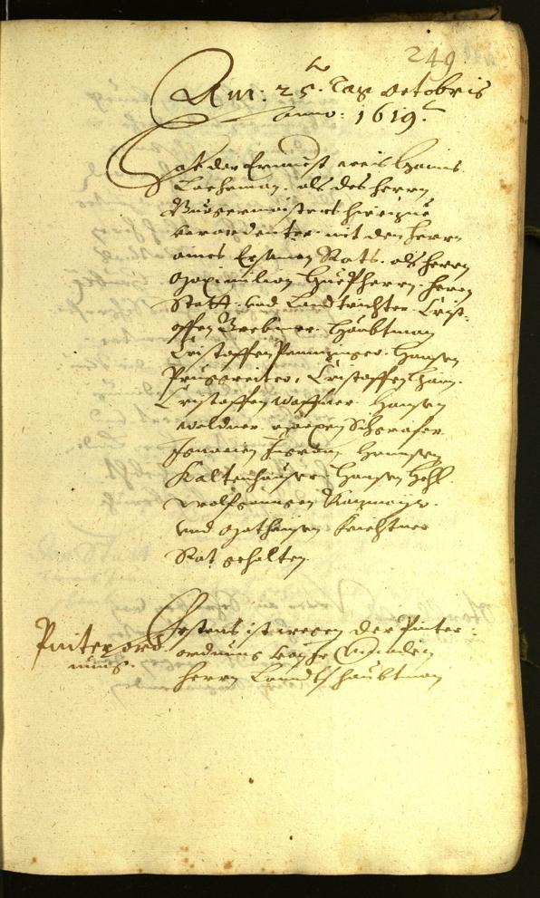 Civic Archives of Bozen-Bolzano - BOhisto Minutes of the council 1619 