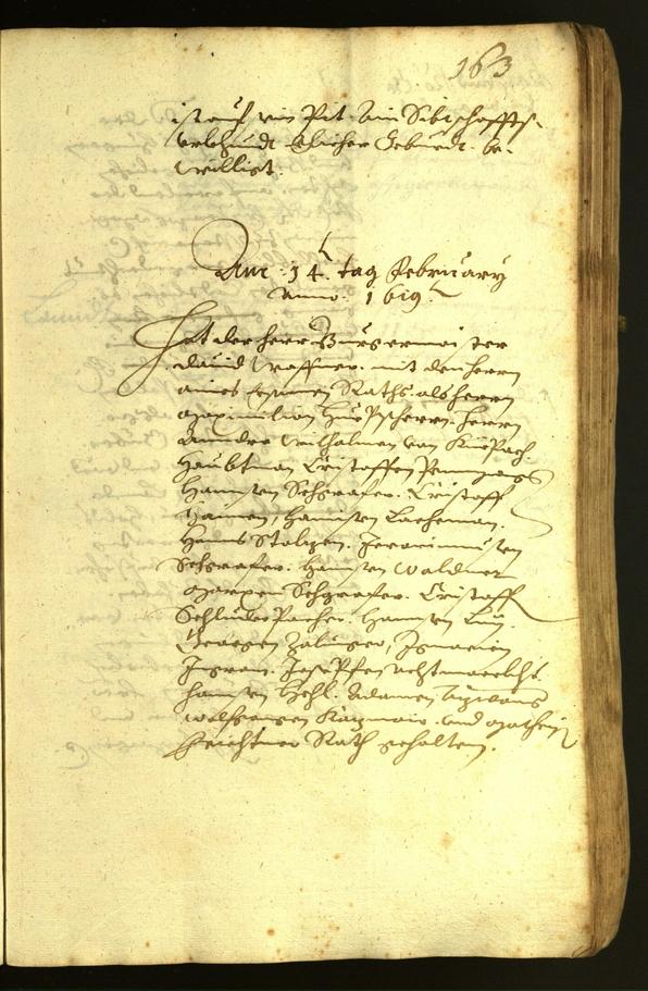 Stadtarchiv Bozen - BOhisto Ratsprotokoll 1619 