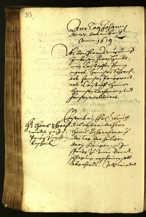 Civic Archives of Bozen-Bolzano - BOhisto Minutes of the council 1619 