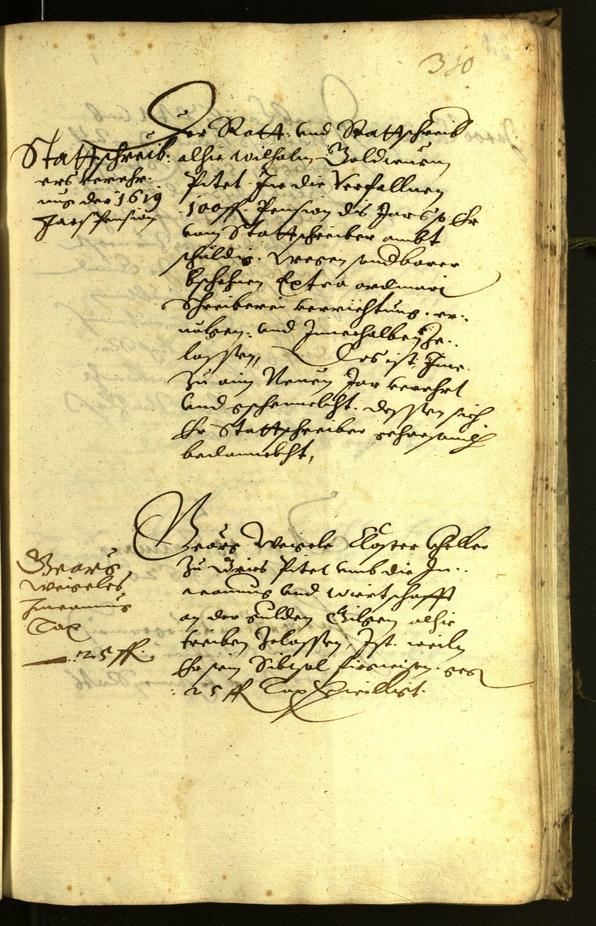 Stadtarchiv Bozen - BOhisto Ratsprotokoll 1619 