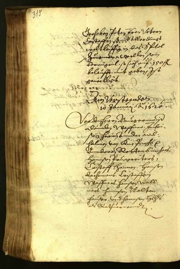 Stadtarchiv Bozen - BOhisto Ratsprotokoll 1619 