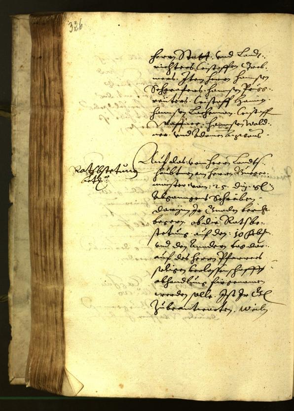 Stadtarchiv Bozen - BOhisto Ratsprotokoll 1619 