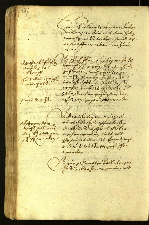 Stadtarchiv Bozen - BOhisto Ratsprotokoll 1619 