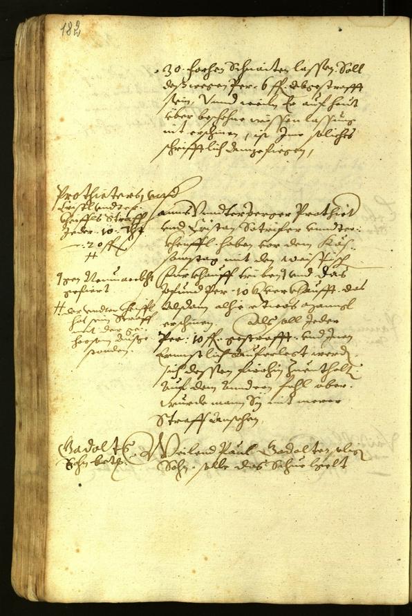 Stadtarchiv Bozen - BOhisto Ratsprotokoll 1619 