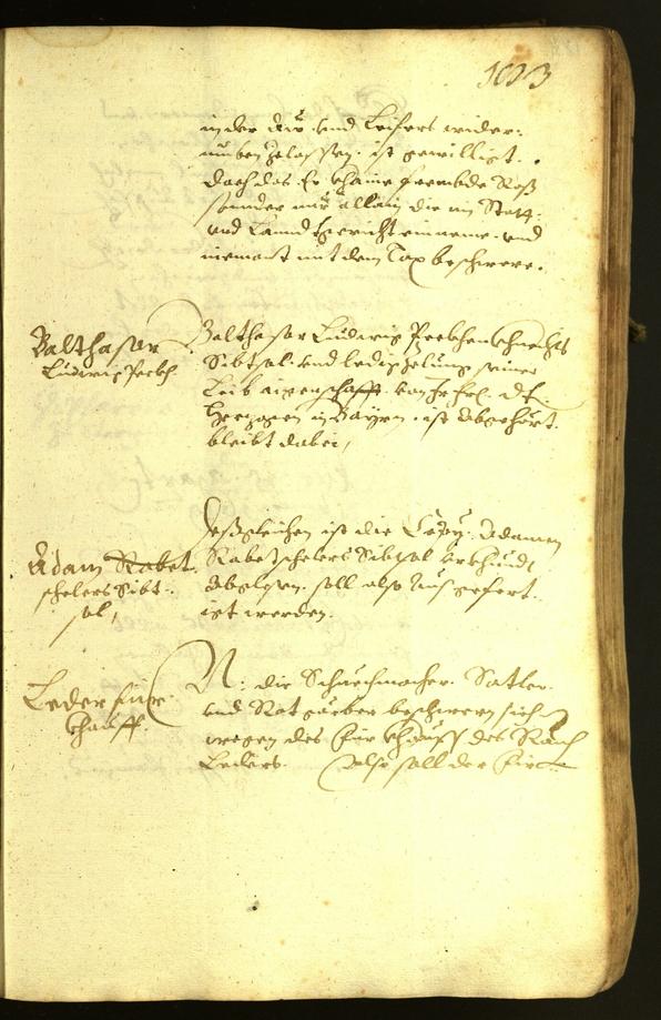 Stadtarchiv Bozen - BOhisto Ratsprotokoll 1619 