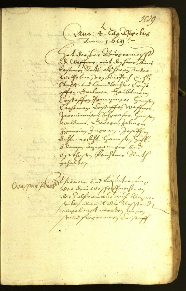 Civic Archives of Bozen-Bolzano - BOhisto Minutes of the council 1619 