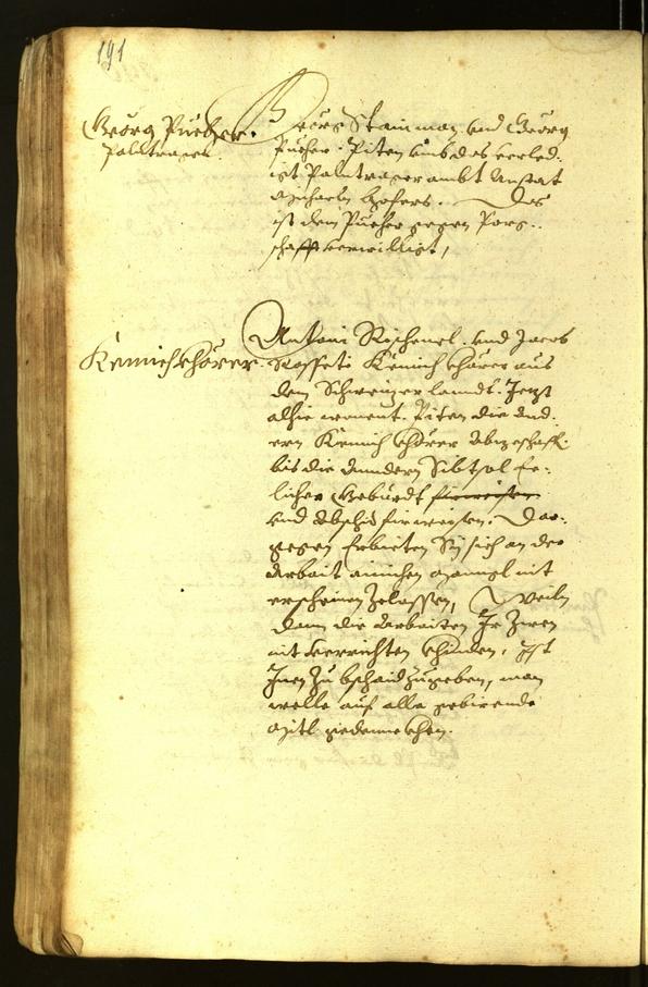 Stadtarchiv Bozen - BOhisto Ratsprotokoll 1619 