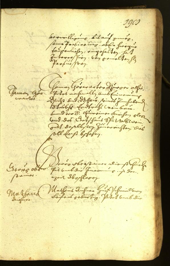 Stadtarchiv Bozen - BOhisto Ratsprotokoll 1619 