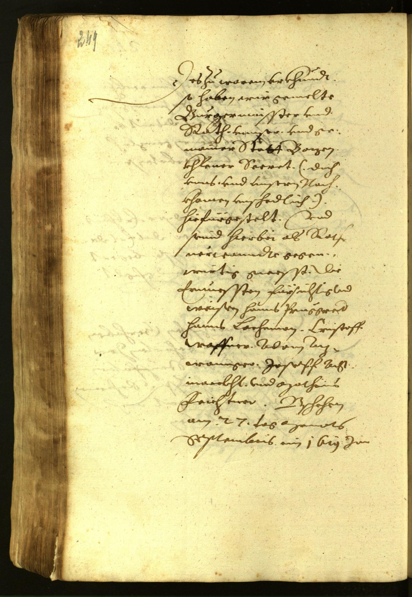 Stadtarchiv Bozen - BOhisto Ratsprotokoll 1619 