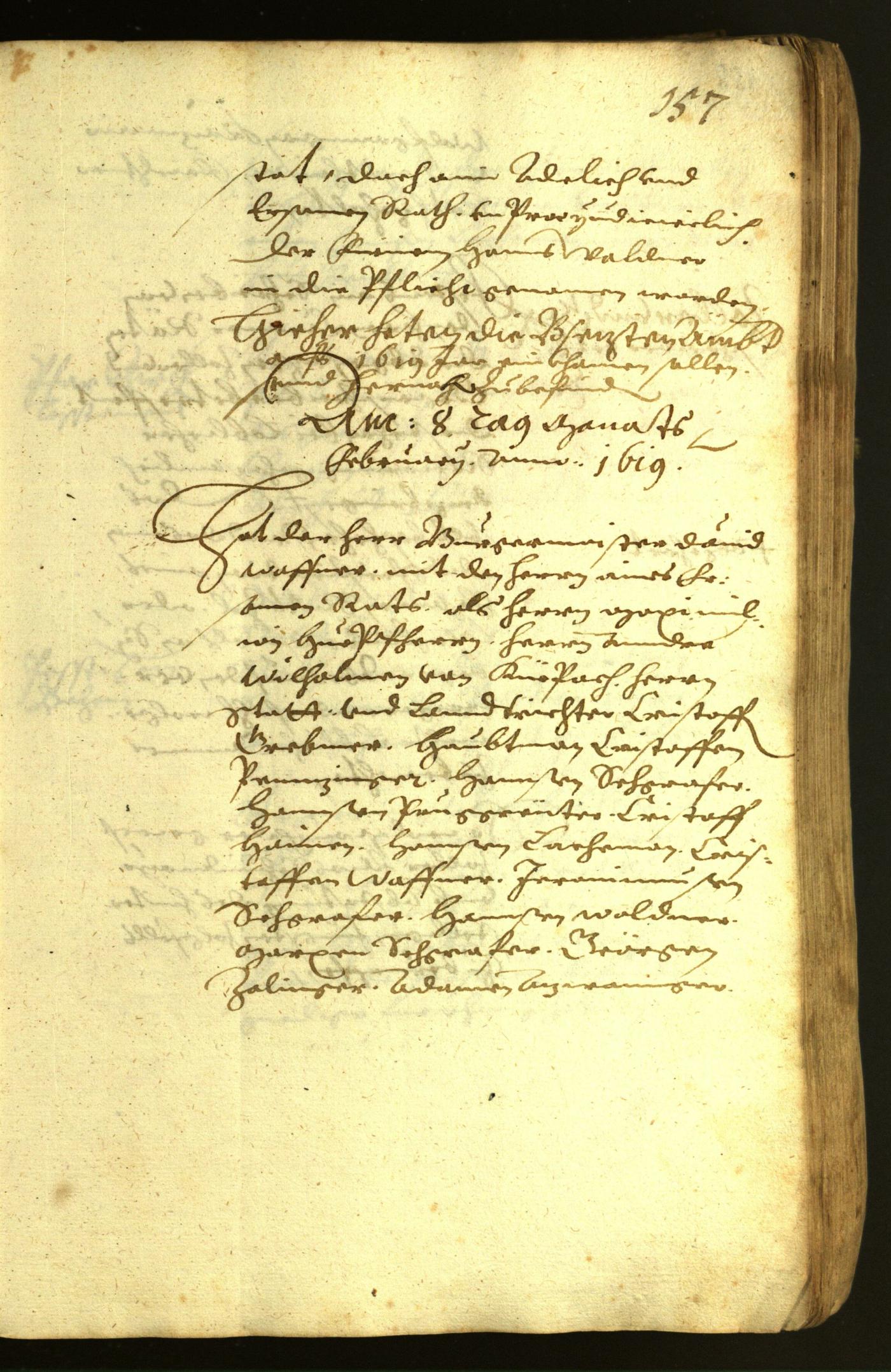 Stadtarchiv Bozen - BOhisto Ratsprotokoll 1619 