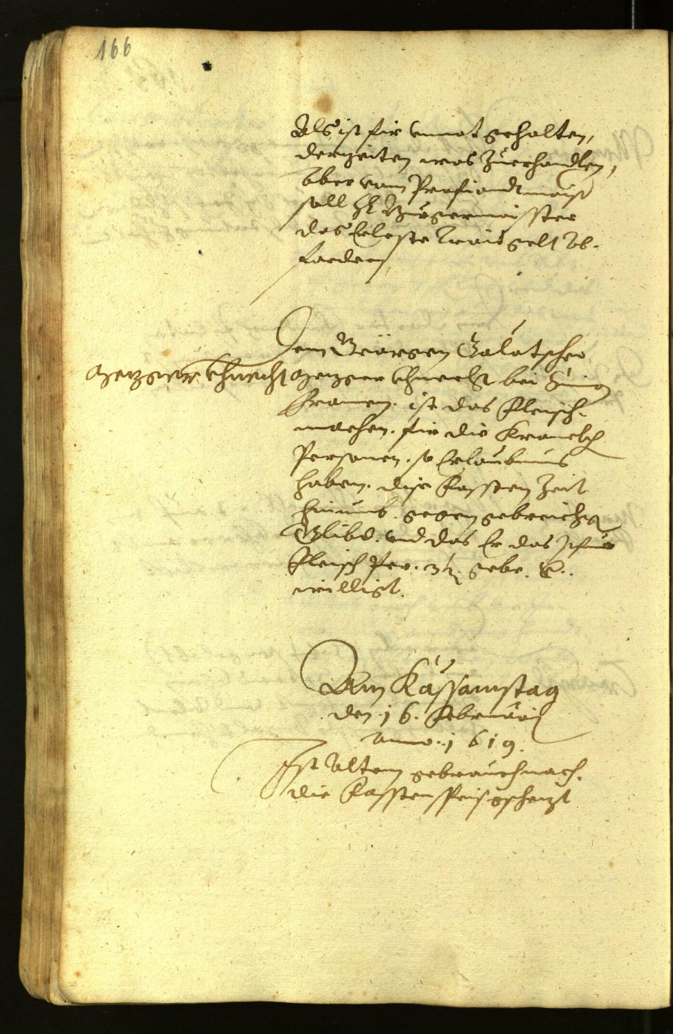 Stadtarchiv Bozen - BOhisto Ratsprotokoll 1619 