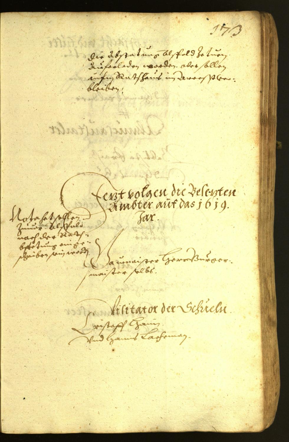 Stadtarchiv Bozen - BOhisto Ratsprotokoll 1619 