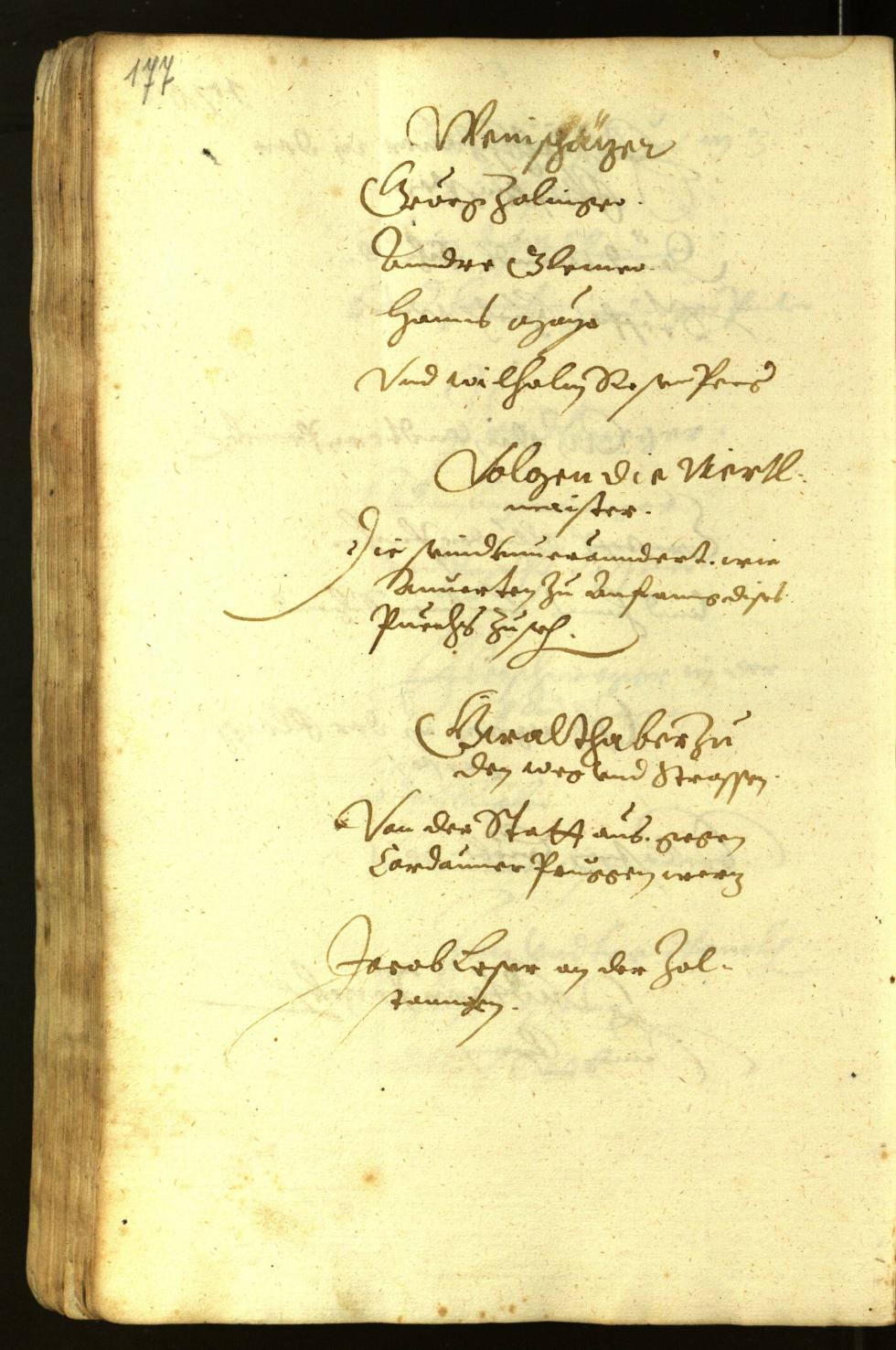 Stadtarchiv Bozen - BOhisto Ratsprotokoll 1619 