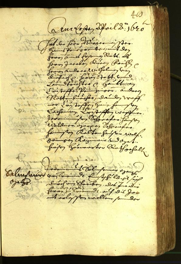 Civic Archives of Bozen-Bolzano - BOhisto Minutes of the council 1620 