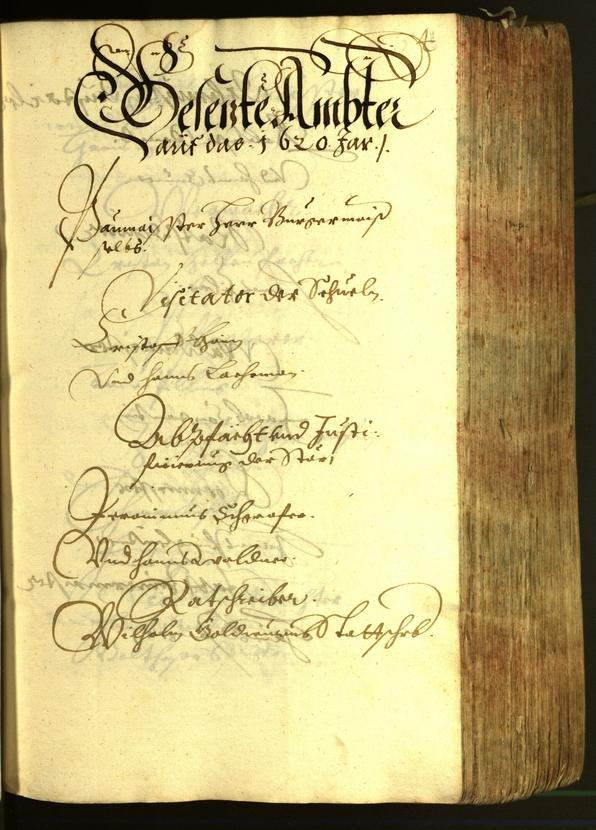 Archivio Storico della Città di Bolzano - BOhisto protocollo consiliare 1620 