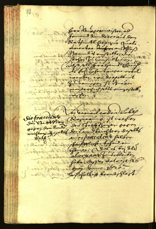 Civic Archives of Bozen-Bolzano - BOhisto Minutes of the council 1620 