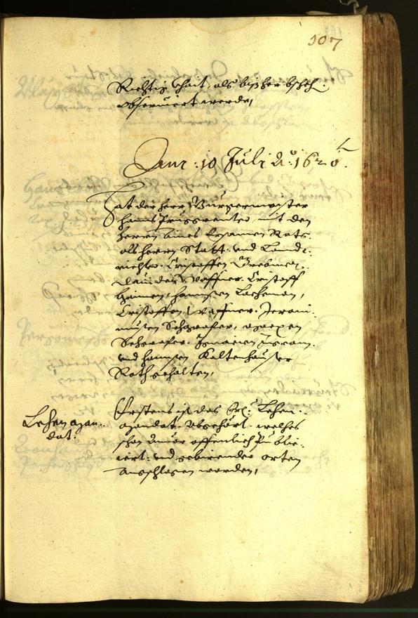 Civic Archives of Bozen-Bolzano - BOhisto Minutes of the council 1620 