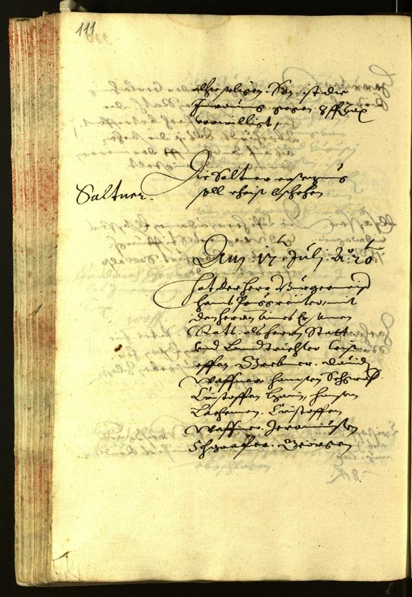 Civic Archives of Bozen-Bolzano - BOhisto Minutes of the council 1620 