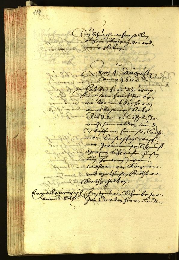 Civic Archives of Bozen-Bolzano - BOhisto Minutes of the council 1620 