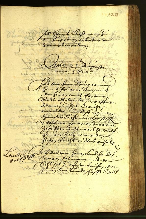 Civic Archives of Bozen-Bolzano - BOhisto Minutes of the council 1620 