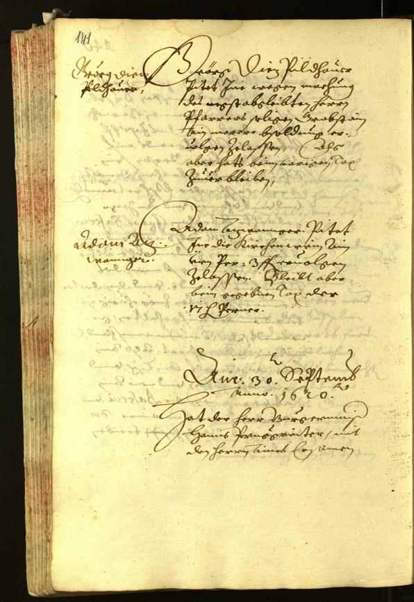 Civic Archives of Bozen-Bolzano - BOhisto Minutes of the council 1620 