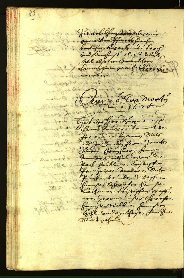 Civic Archives of Bozen-Bolzano - BOhisto Minutes of the council 1620 