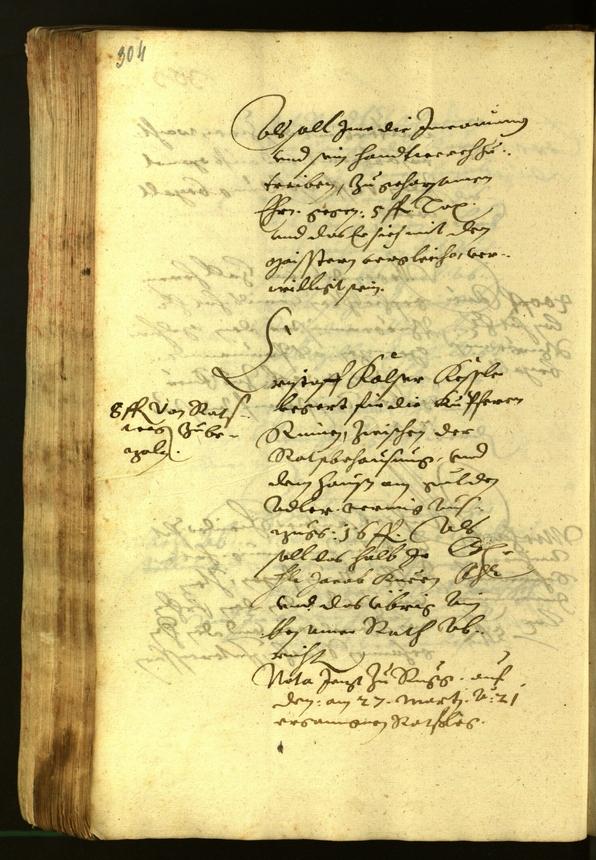 Civic Archives of Bozen-Bolzano - BOhisto Minutes of the council 1621 