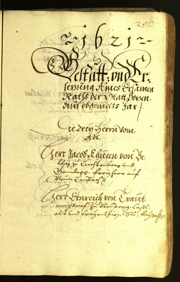 Civic Archives of Bozen-Bolzano - BOhisto Minutes of the council 1621 