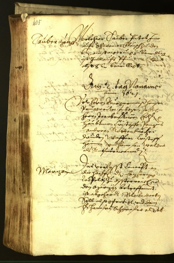 Civic Archives of Bozen-Bolzano - BOhisto Minutes of the council 1621 