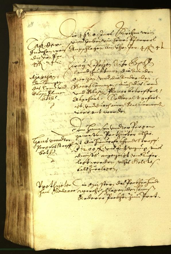 Civic Archives of Bozen-Bolzano - BOhisto Minutes of the council 1621 