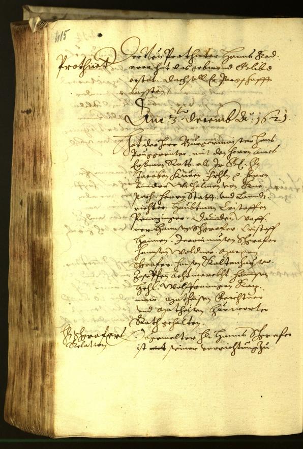 Civic Archives of Bozen-Bolzano - BOhisto Minutes of the council 1621 