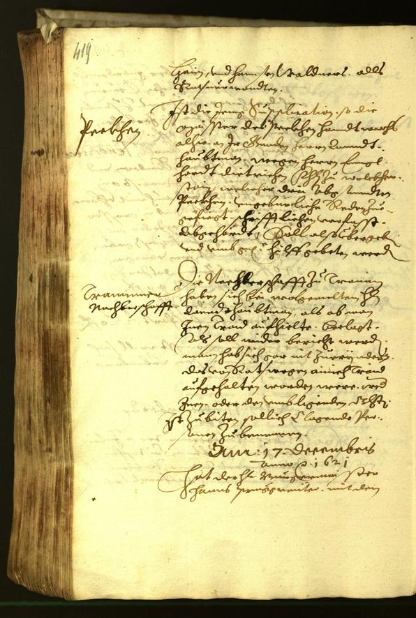 Archivio Storico della Città di Bolzano - BOhisto protocollo consiliare 1621 