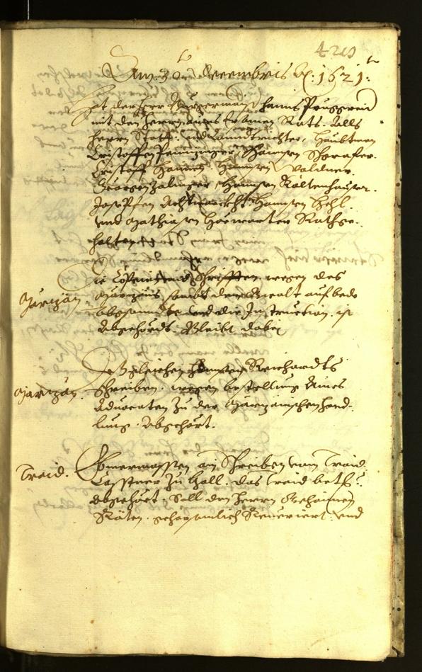 Civic Archives of Bozen-Bolzano - BOhisto Minutes of the council 1621 