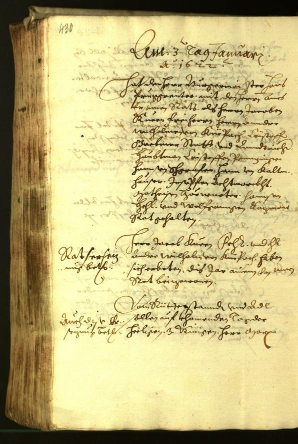 Civic Archives of Bozen-Bolzano - BOhisto Minutes of the council 1621 