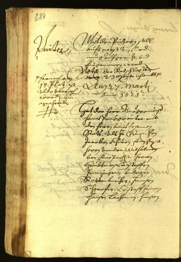 Civic Archives of Bozen-Bolzano - BOhisto Minutes of the council 1621 