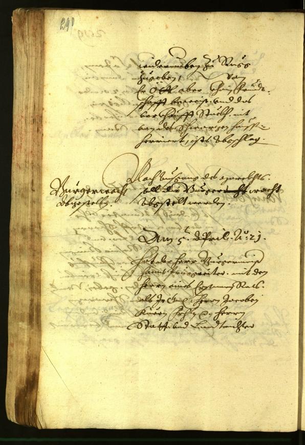 Civic Archives of Bozen-Bolzano - BOhisto Minutes of the council 1621 