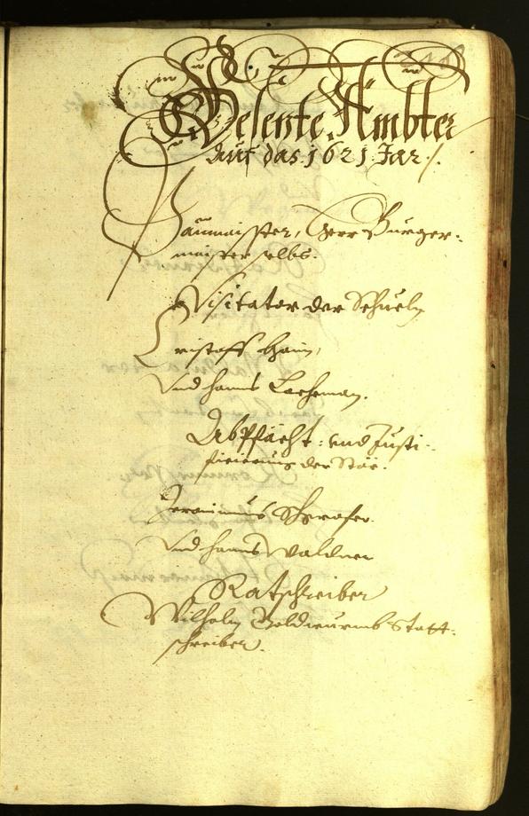 Civic Archives of Bozen-Bolzano - BOhisto Minutes of the council 1621 