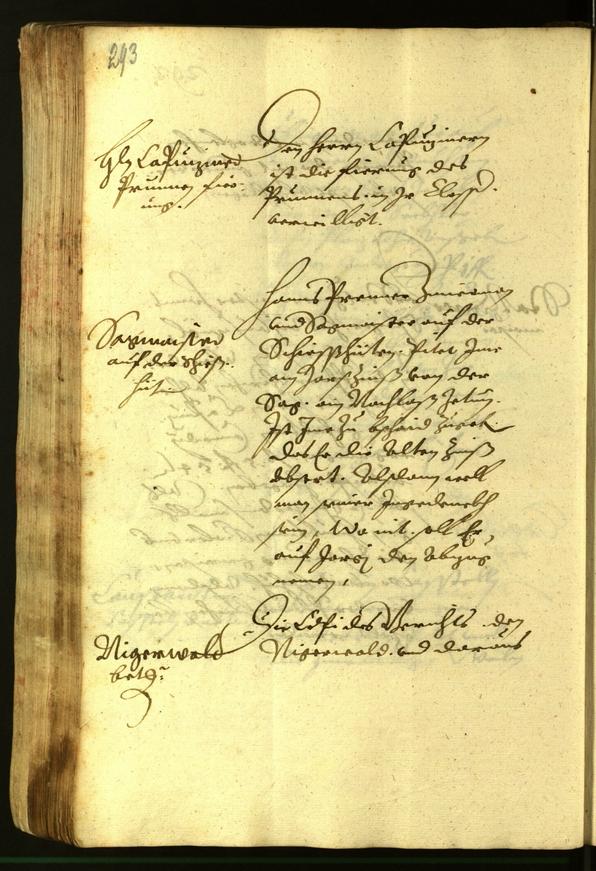 Stadtarchiv Bozen - BOhisto Ratsprotokoll 1621 