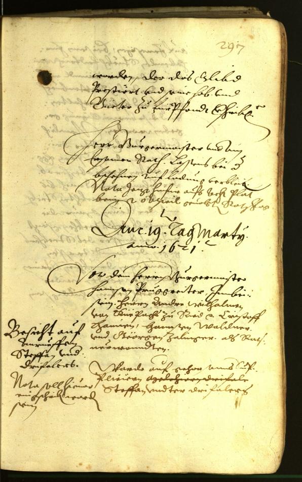 Civic Archives of Bozen-Bolzano - BOhisto Minutes of the council 1621 