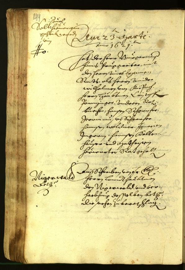 Civic Archives of Bozen-Bolzano - BOhisto Minutes of the council 1621 