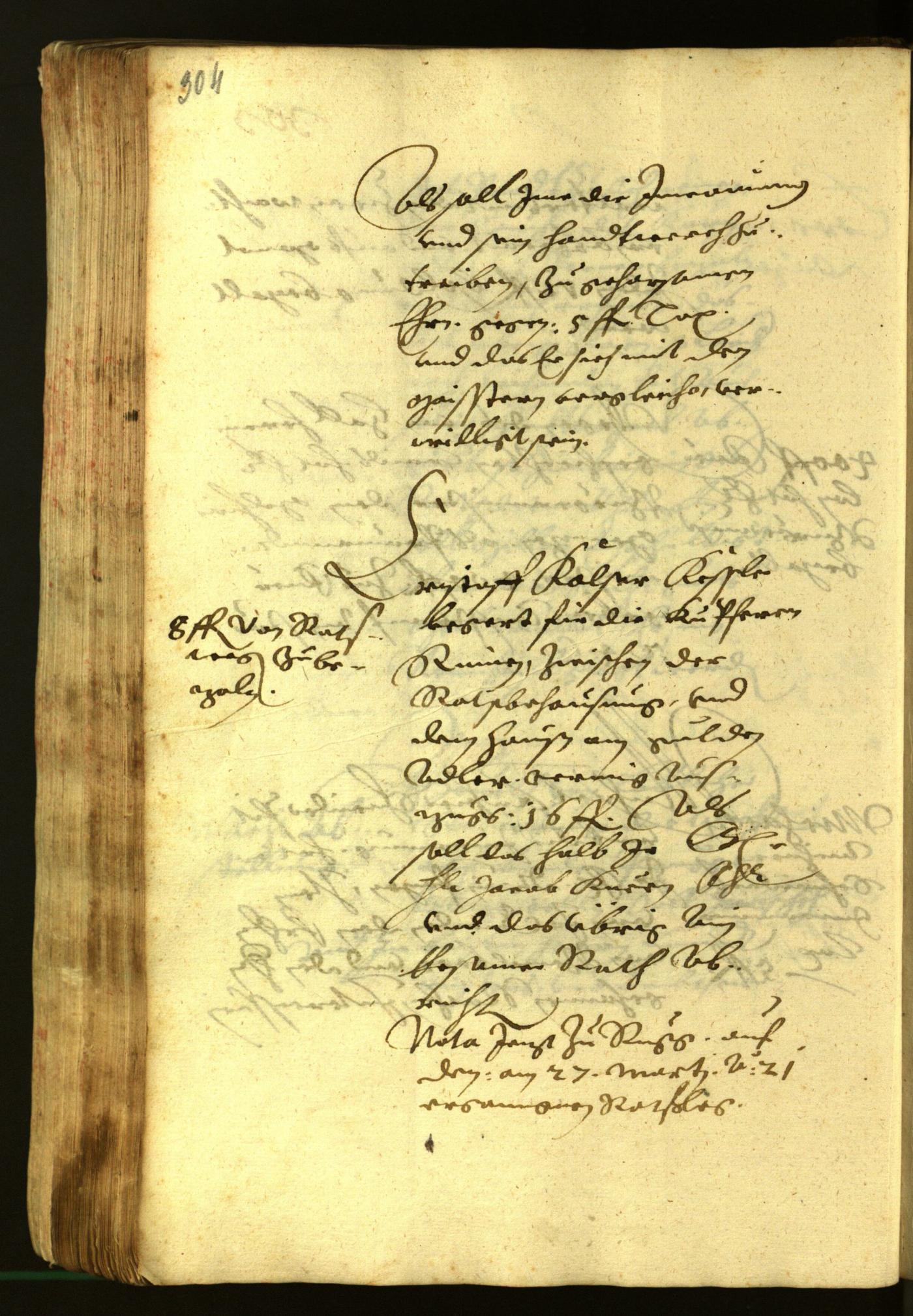 Civic Archives of Bozen-Bolzano - BOhisto Minutes of the council 1621 