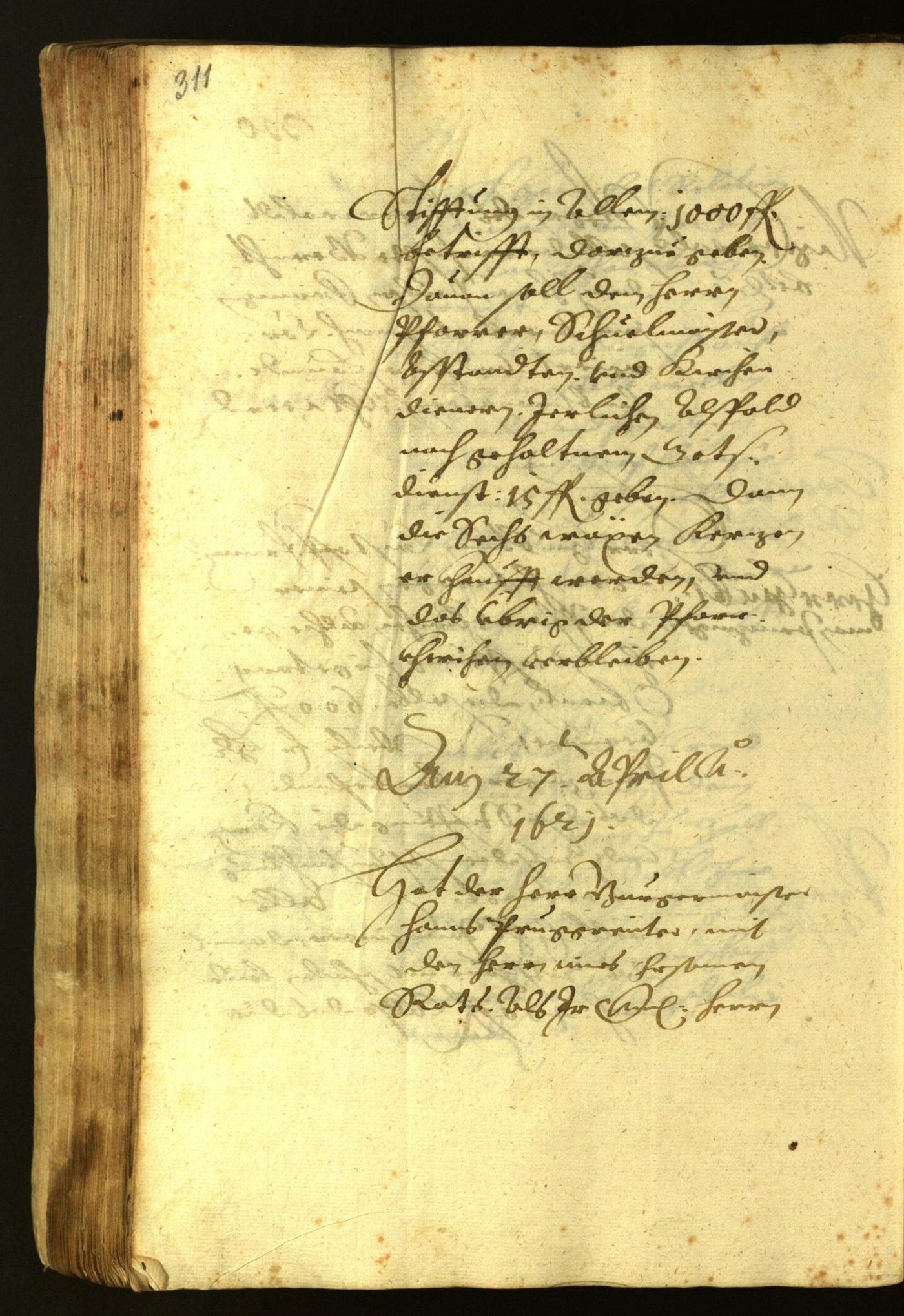 Civic Archives of Bozen-Bolzano - BOhisto Minutes of the council 1621 