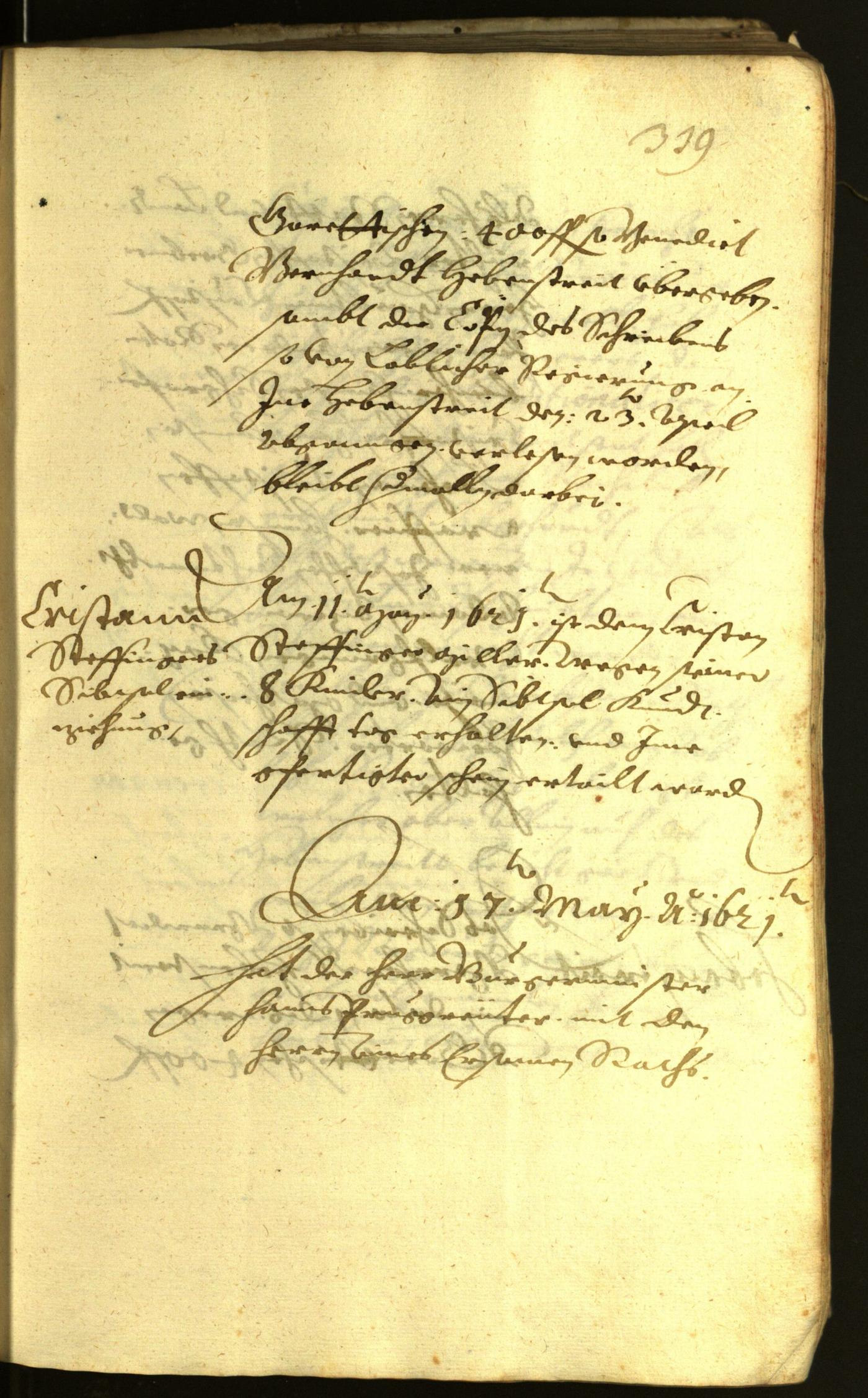 Civic Archives of Bozen-Bolzano - BOhisto Minutes of the council 1621 