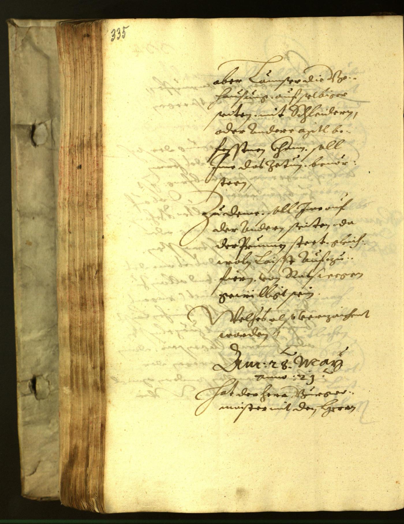 Stadtarchiv Bozen - BOhisto Ratsprotokoll 1621 